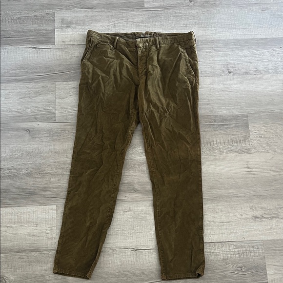 Incotex Men's Brown Corduroy Pants